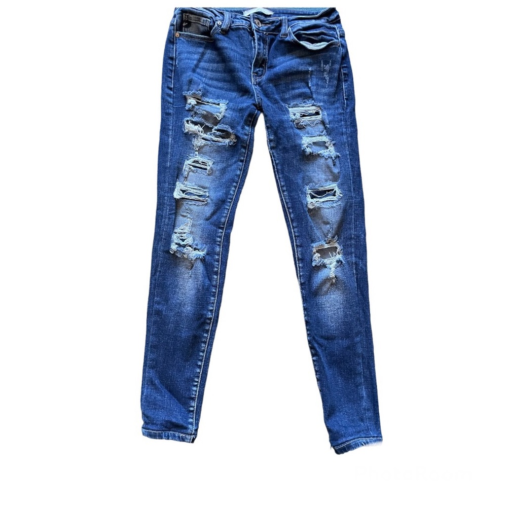 Kancan Juniors/Women’s ripped distressed Jeans